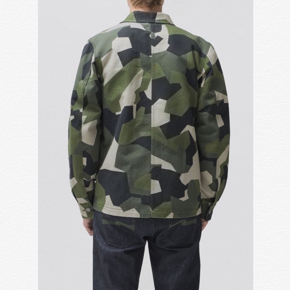 NWT Nudie Jeans Men’s Paul Swedish Camo Jacket - Picture 2 of 7